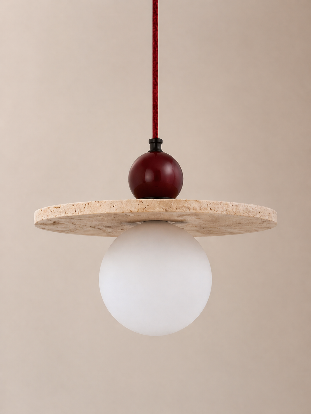 ToroGlow Nordic Travertine Pendant Light