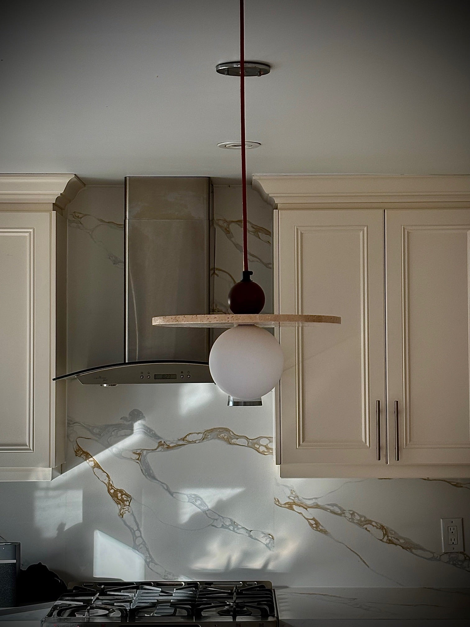 ToroGlow Nordic Travertine Pendant Light