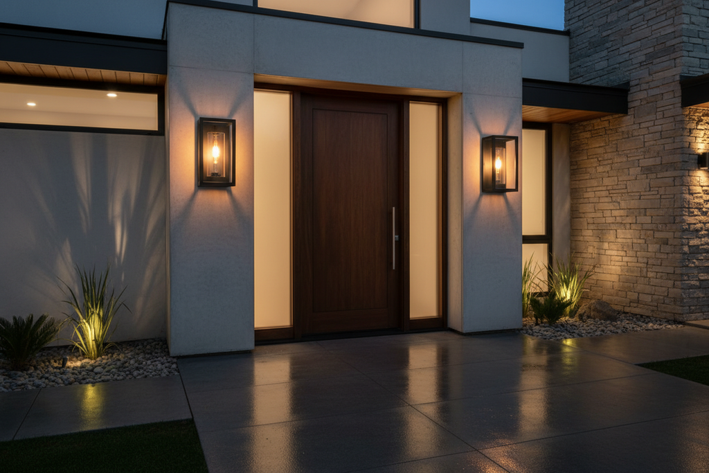 Outdoor Wall Sconce — Front Door