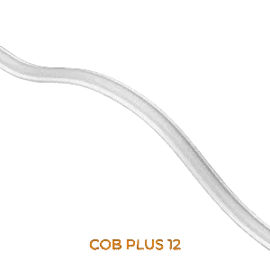 White cable on a black background with 'COB Plus 12' text.